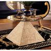 Design Toscano Great Egyptian Pyramid of Giza Sculptural Glass-Topped Table KY4022